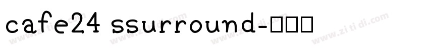 cafe24 ssurround字体转换